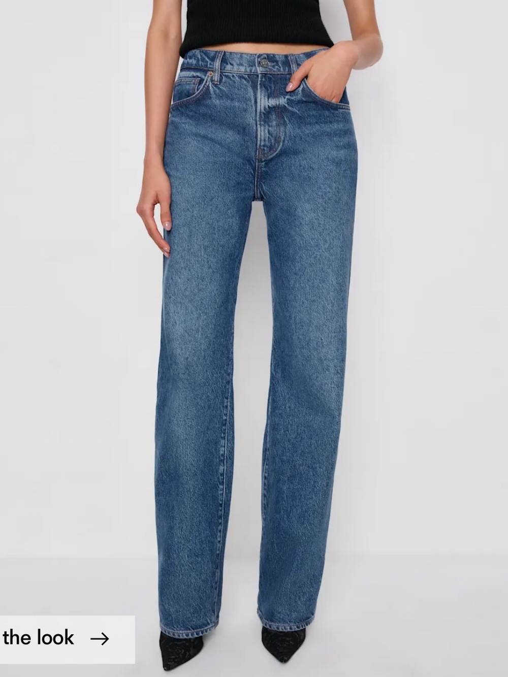 Reformation Val 90s mid rise straight jeans